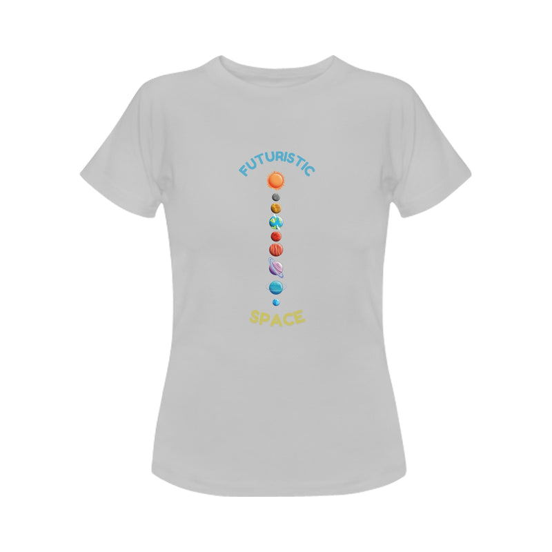 Women's Futuristic Space Acid & Punk Classic Fit T-shirt