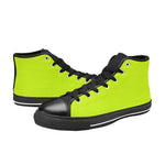 Women's Florescent Yellows Solid High Top Shoes