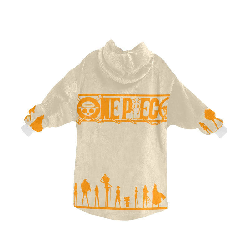 Women's One Piece Anime Blanket Hoodie