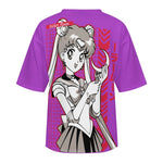 Women's Sailor Moon Fun Mode Anime Oversized T-shirt