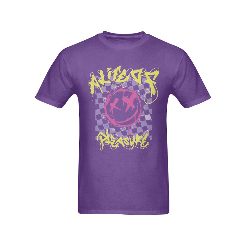 Men's A Life Of Pleasure Streetwear Classic Fit T-shirt