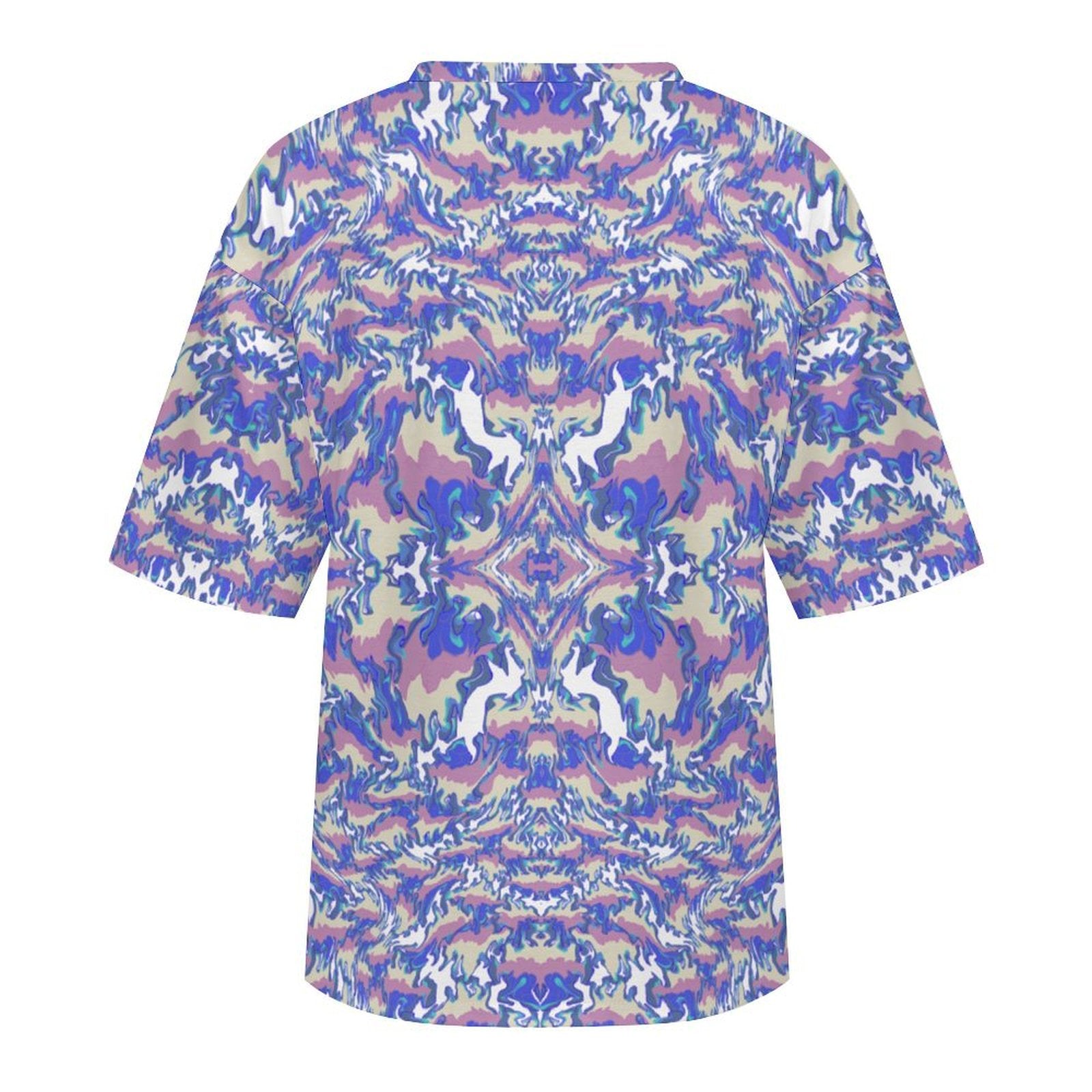 Women's Psychedelic Kaleidoscopic Acid & Punk Oversized T-shirt