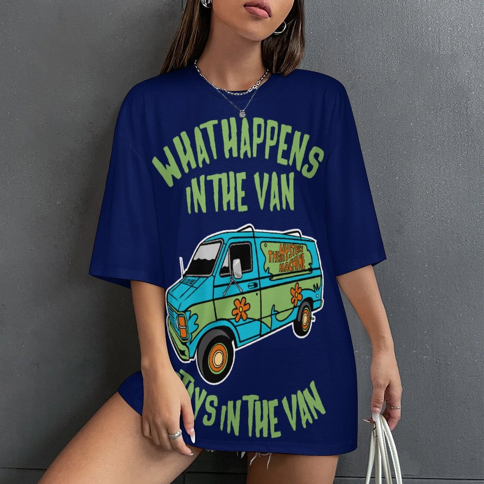 Women's Mystery Van Acid & Punk Oversized T-shirt