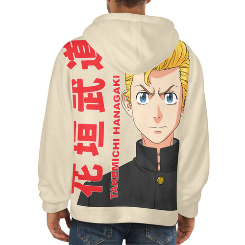 Men's Tokyo Revengers Anime Flannel Hoodie