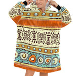 Men's African Pattern Abstract Blanket Hoodie