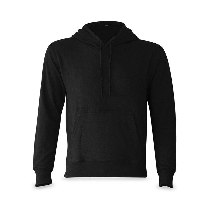 Men's Black Solid Classic Hoodie
