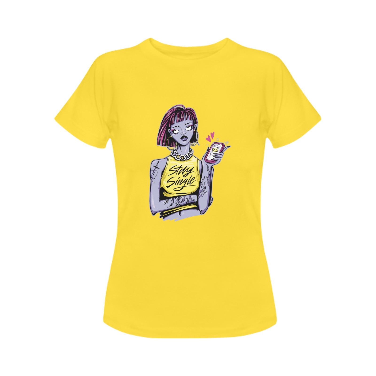 Women's Stay Single Streetwear Classic Fit T-shirt