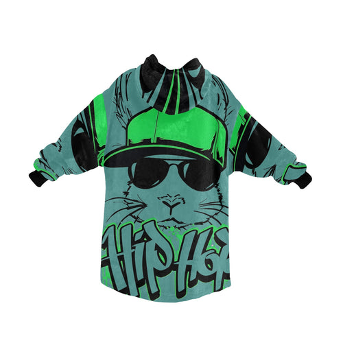 Men's Hip Hop Streetwear Blanket Hoodie