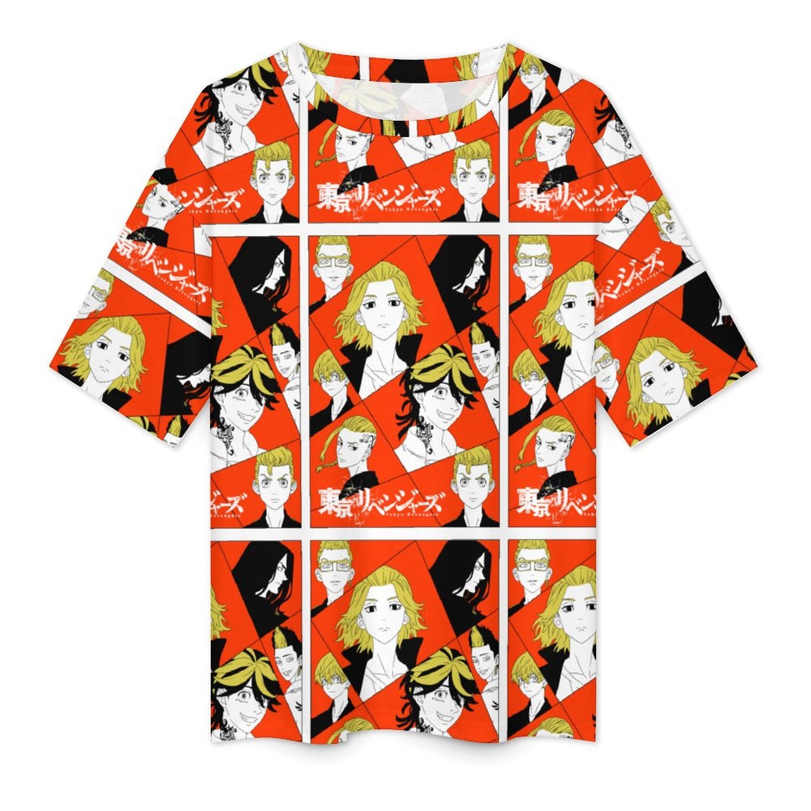Women's Tokyo Revengers Clan Anime Oversized T-shirt