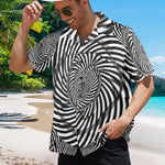 Men's Infinite Trip Abstract Half Sleeve Shirt
