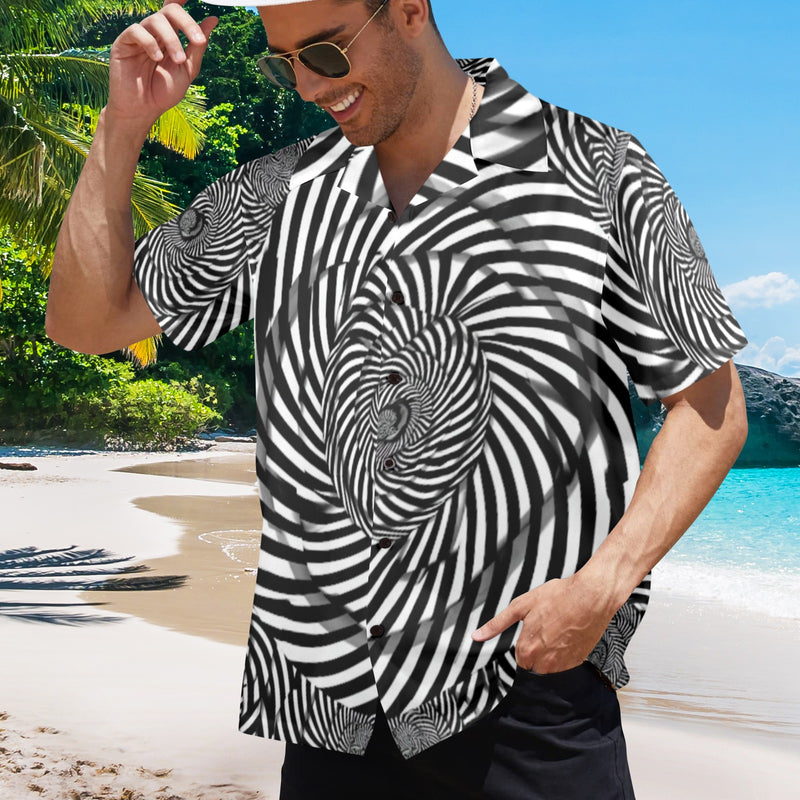 Men's Infinite Trip Abstract Half Sleeve Shirt