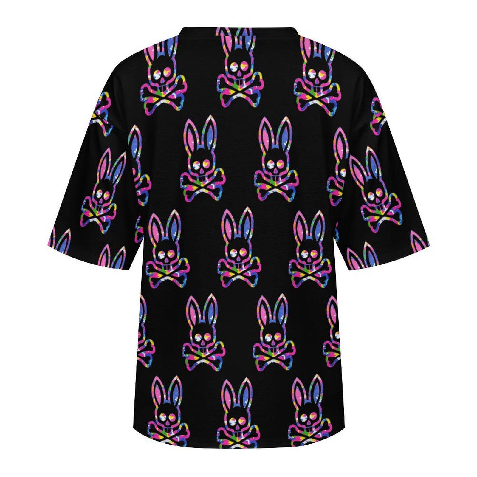 Women's Punk Bunny Streetwear Oversized T-shirt