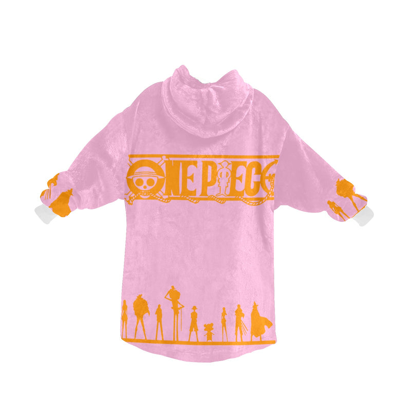 Women's One Piece Anime Blanket Hoodie