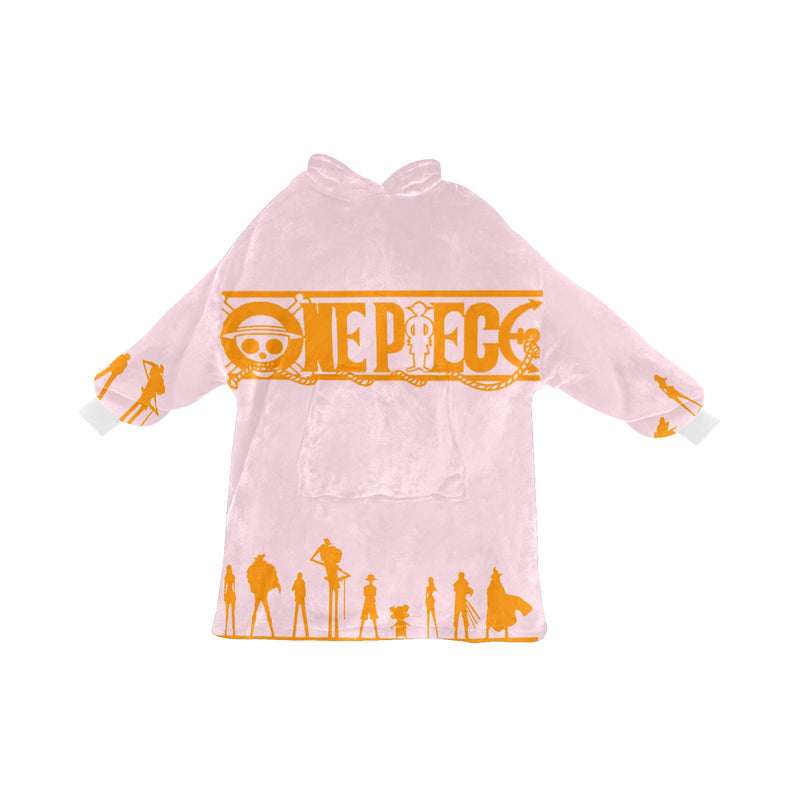 Women's One Piece Anime Blanket Hoodie