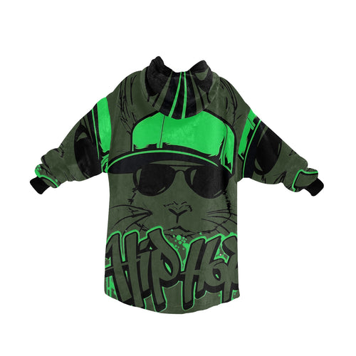 Men's Hip Hop Streetwear Blanket Hoodie