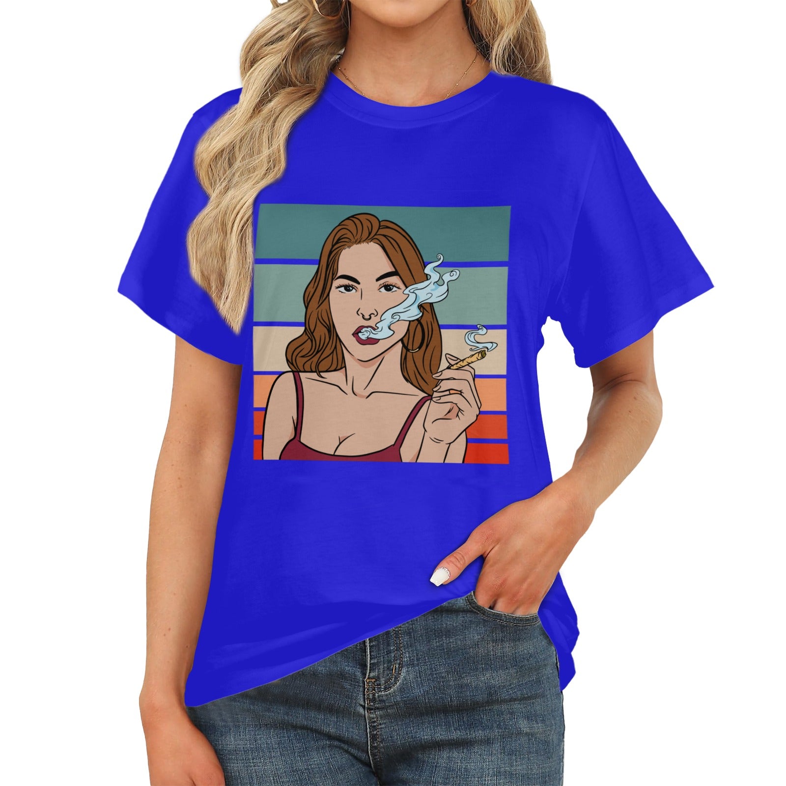 Women's Smoker Acid & Punk Classic Fit T-shirt