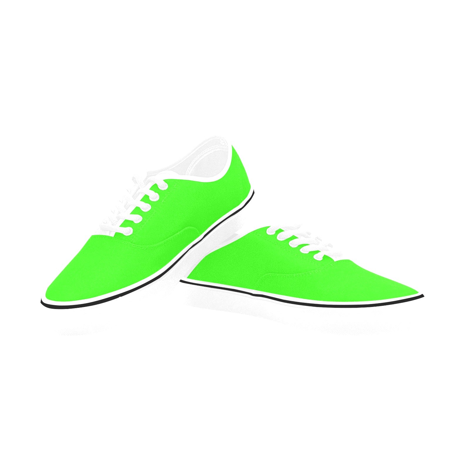 Women's Neon Greens Solid Low Top Shoes