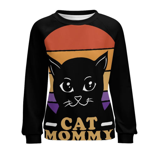 Women's Cat Mommy Anime Sweatshirt