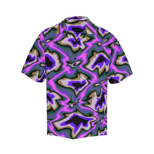 Men's Cosmic Swirl Abstract Half Sleeve Shirt