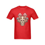 Men's Mushroom Skull Streetwear Classic Fit T-shirt