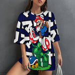 Women's Gojo Satorou Jujutsu Kaisen Anime Oversized T-shirt