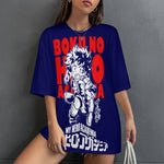 Women's Izuku My Hero Academia Anime Oversized T-shirt