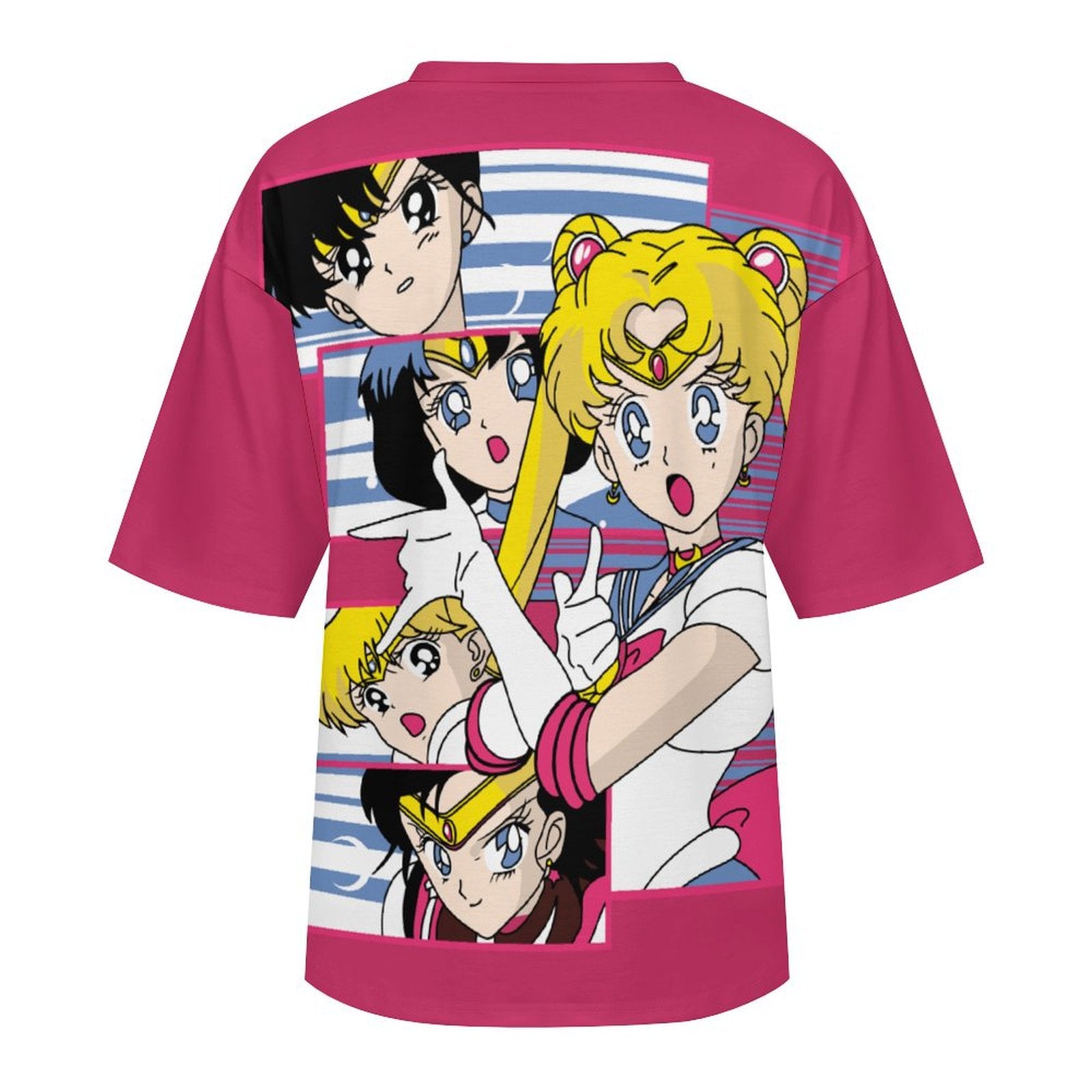 Women's Sailor Moon Crew Anime Oversized T-shirt