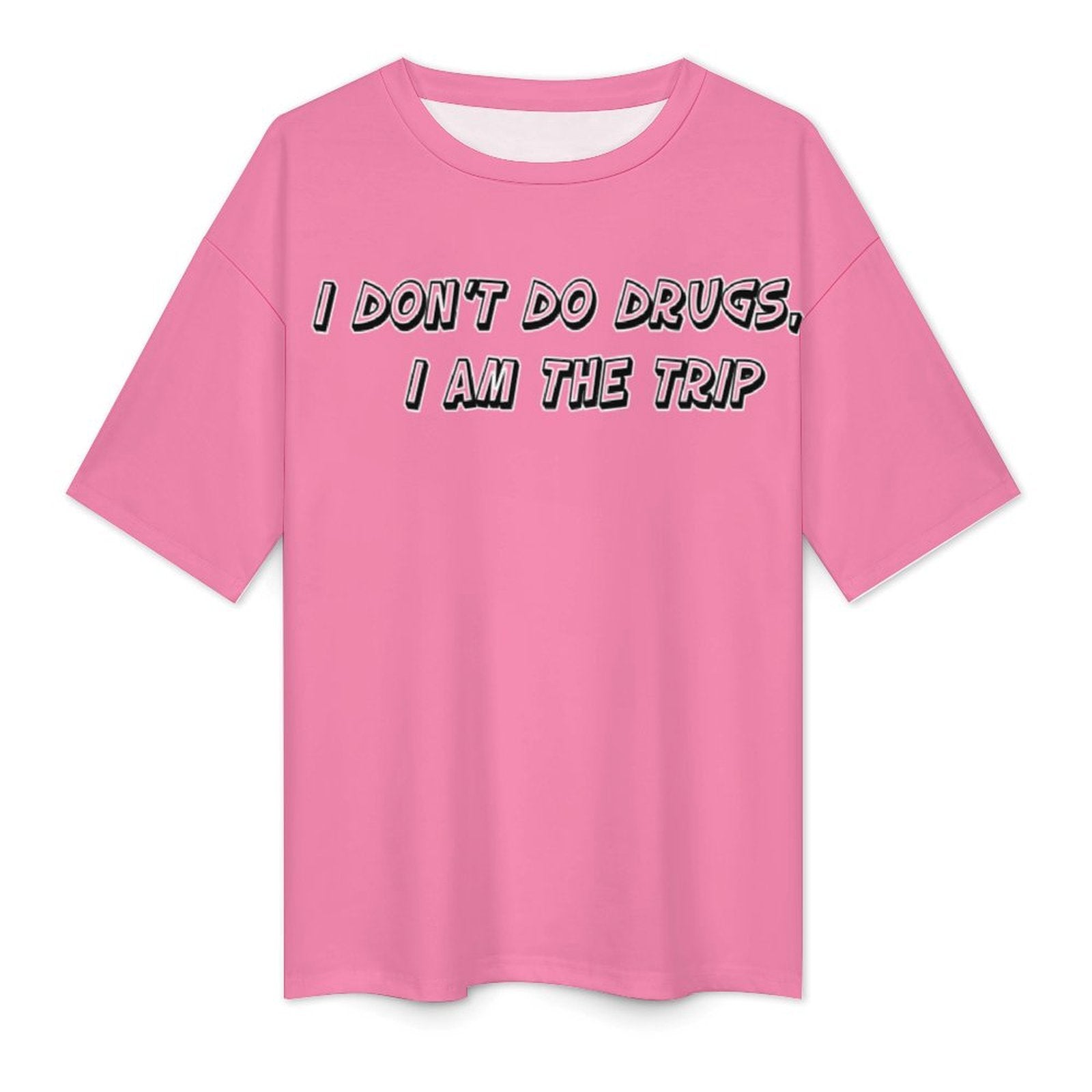 Men's I'm The Trip Typography Oversized T-shirt