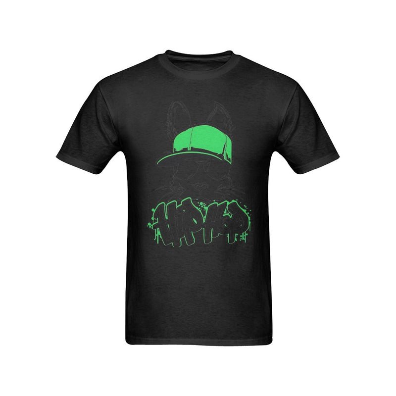 Men's Bunny Hip Hop Streetwear Classic Fit T-shirt