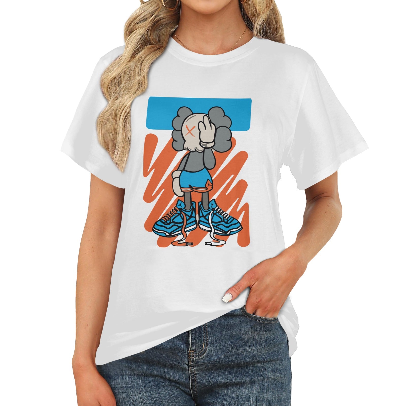 Women's Dumb Skull Streetwear Classic Fit T-shirt