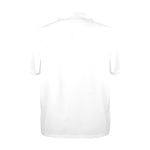 Men's White Solid Half Sleeve Shirt