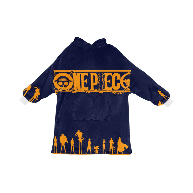 Women's One Piece Anime Blanket Hoodie