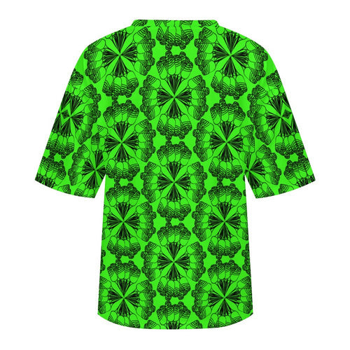 Men's Psychedelic Pattern Acid & Punk Oversized T-shirt