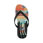Women's Sunrise City Light Abstract Flip Flops