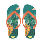 Men's Tropical Abstract Flip Flops