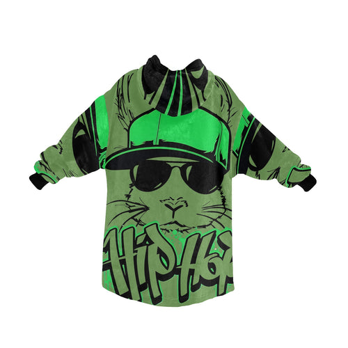 Men's Hip Hop Streetwear Blanket Hoodie