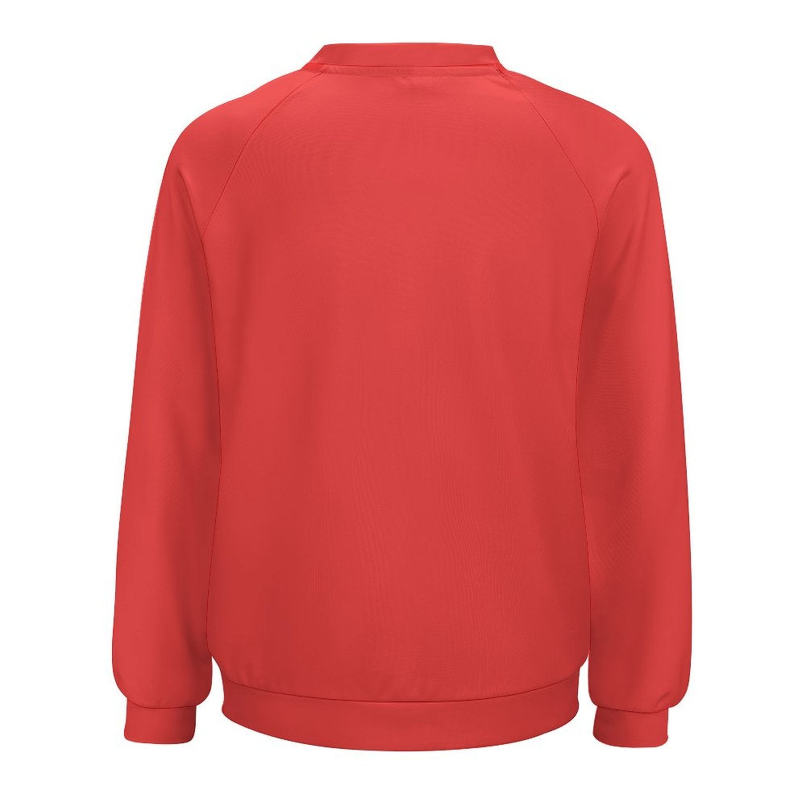 Women's Jasper Red Solid Sweatshirt