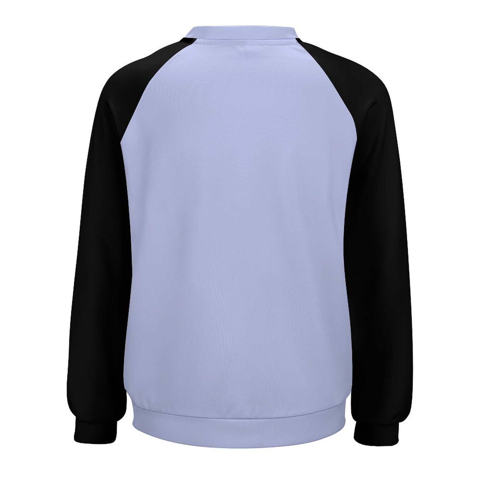 Women's Wild Blue Yonder & Black Solid Sweatshirt