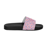 Women's Pastel Prism Abstract Slider Sandals