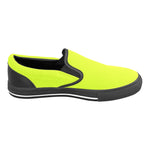 Women's Fluorescent Yellow Solid Slip-on Shoes