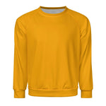 Men's Carrot Orange Solid Sweatshirt