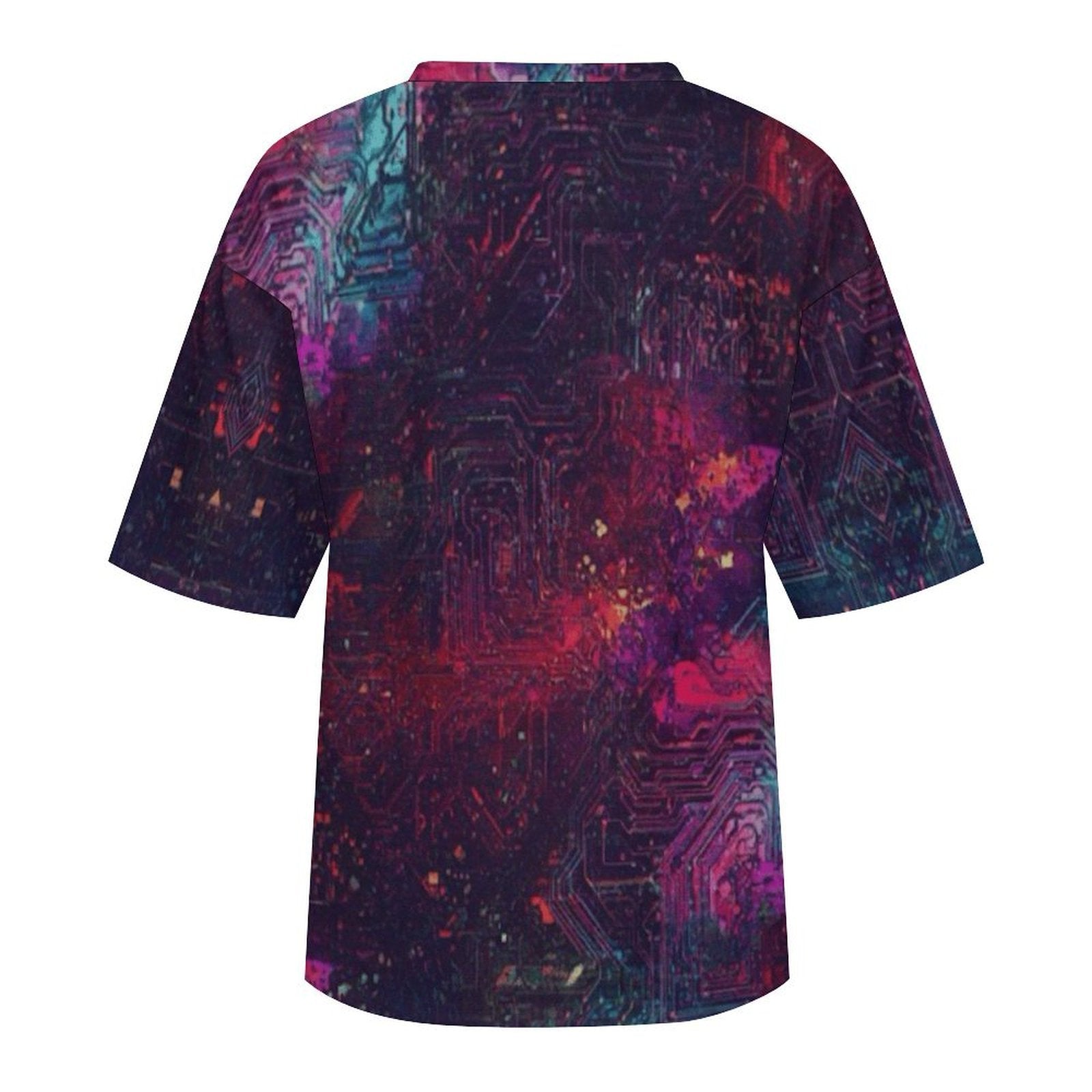 Women's Psychedelic Cosmic Acid & Punk Oversized T-shirt