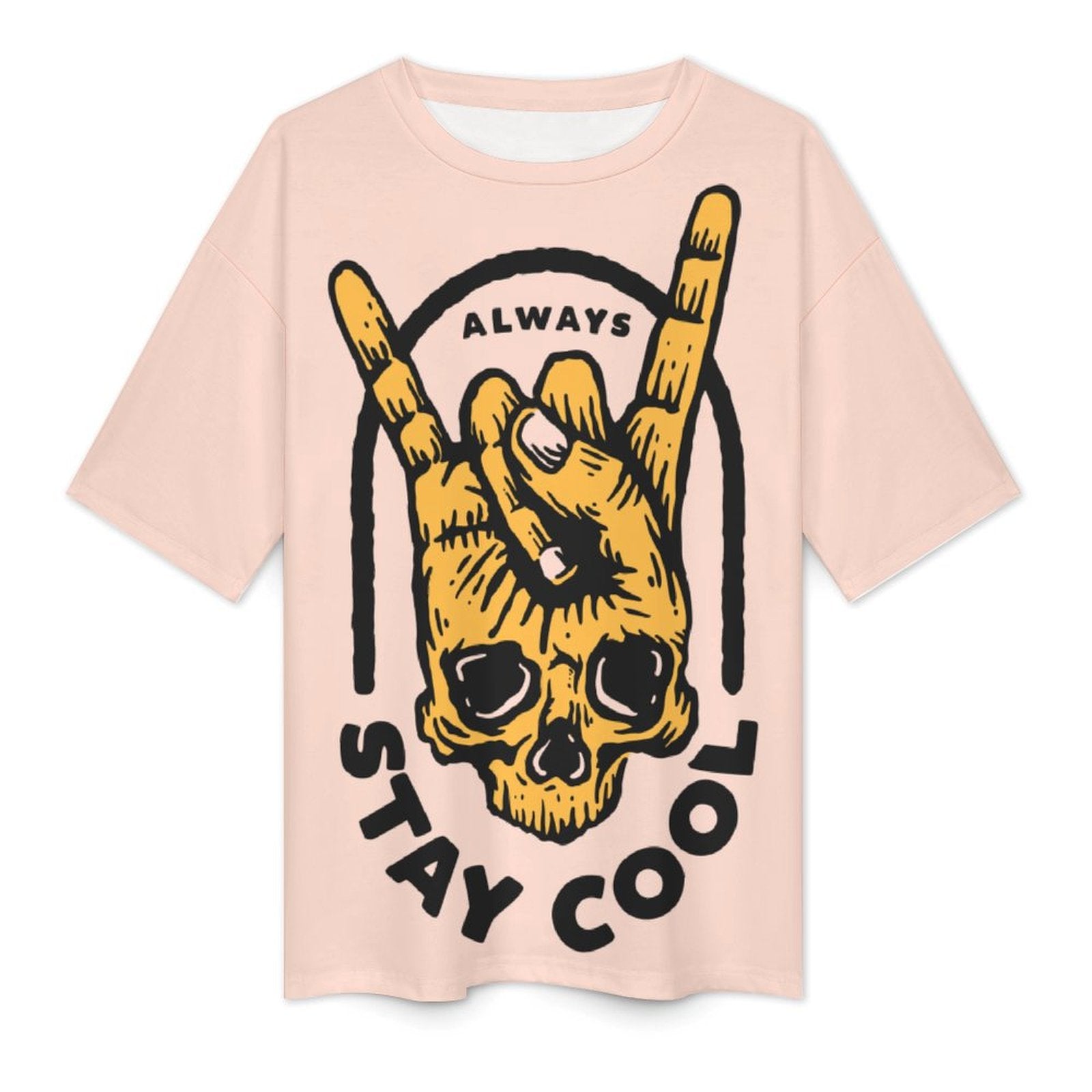 Men's Always Stay Cool Acid & Punk Oversized T-shirt