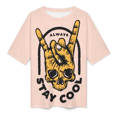 Women's Always Stay Cool Acid & Punk Oversized T-shirt