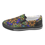 Men's Kaleidoscope Mosaic Abstract Slip-on Shoes