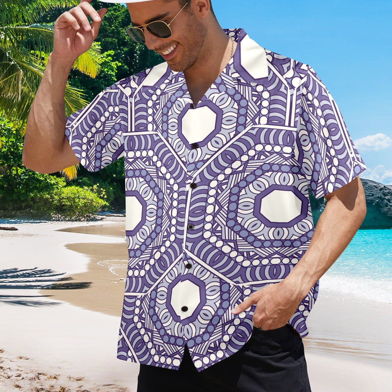 Men's Zorathian Vex Abstract Half Sleeve Shirt