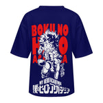 Women's Izuku My Hero Academia Anime Oversized T-shirt