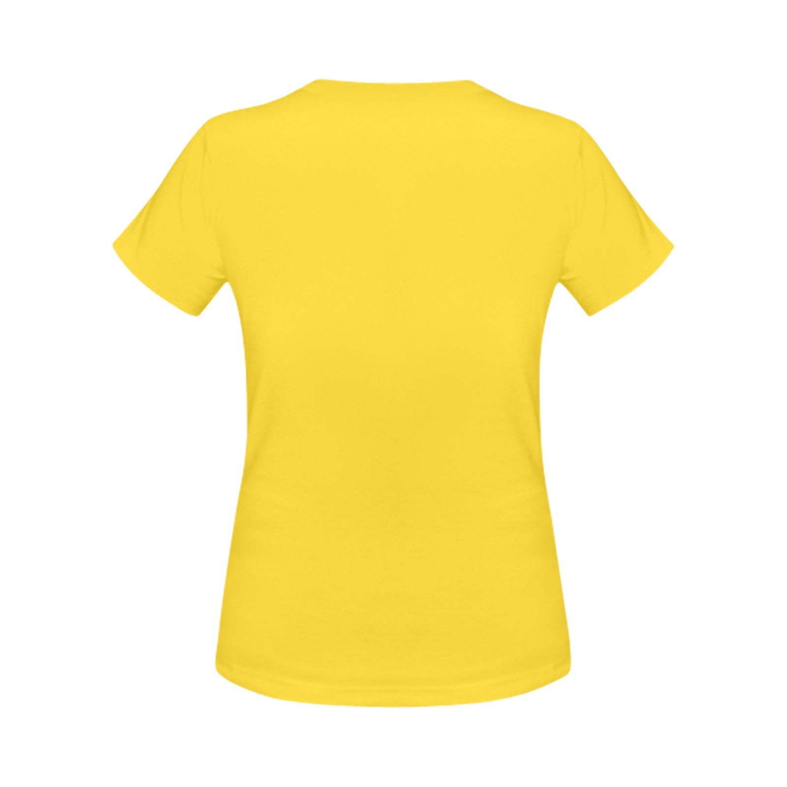 Women's Mustard Solid Classic T-shirt