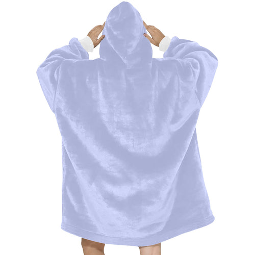 Women's Wild Blue Yonder Solid Blanket Hoodie