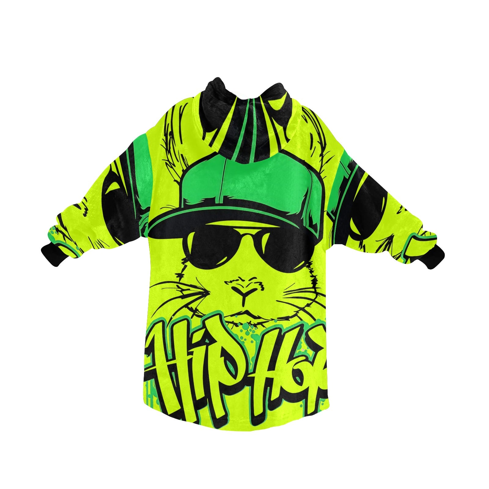 Men's Hip Hop Streetwear Blanket Hoodie